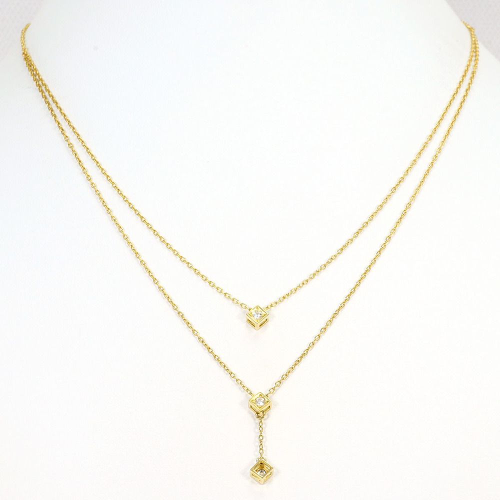 VINTAGE 18k Gold Diamond Necklace